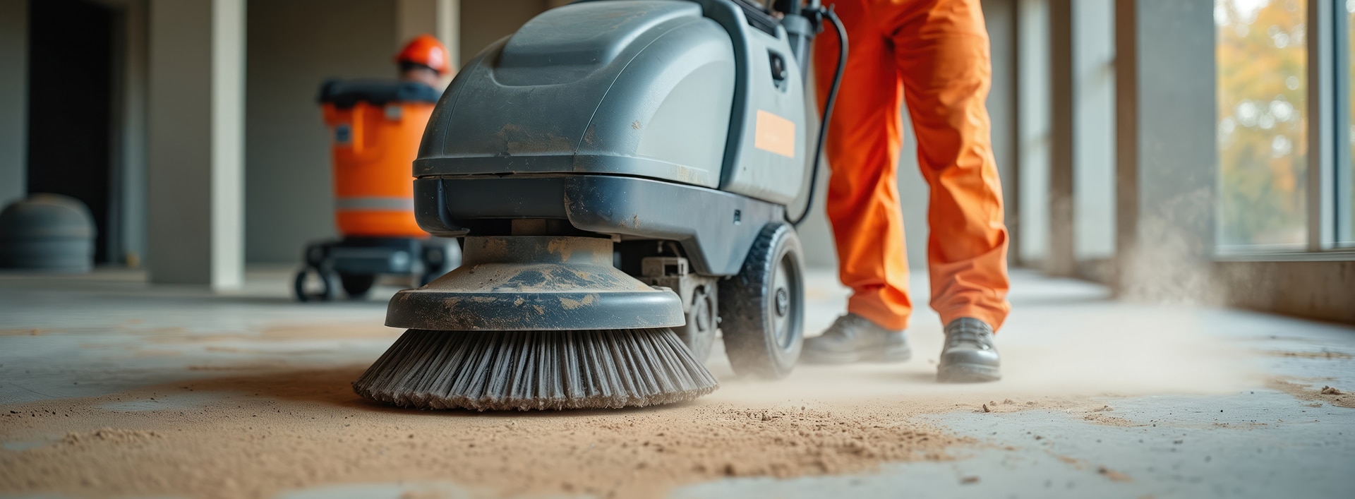 Nettoyage d'escalier en granit avec serpillière microfibre Mise au point sur une serpillière microfibre bleue et blanche nettoyant une marche d'escalier en granit moucheté, un seau bleu est visible en arrière-plan.